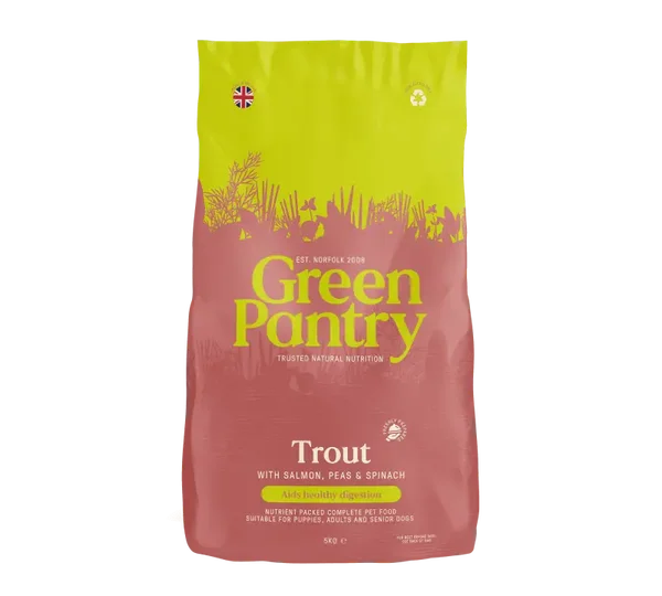 Green Pantry -Trout with Salmon, Lentils & Spinach, supporting healthy digestion 1.5kg