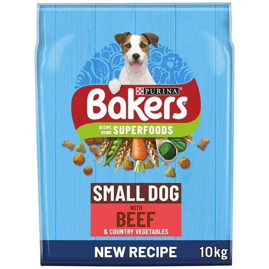Bakers small dog with Beef & super foods 10kg