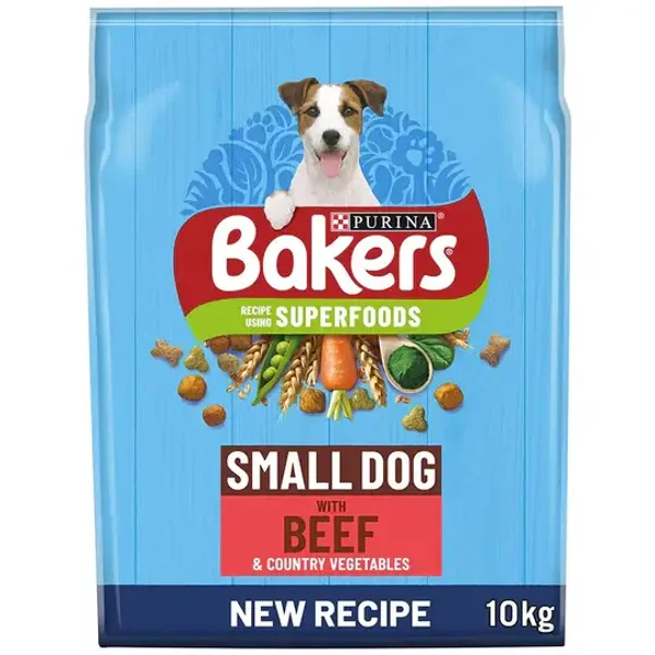 Bakers small dog with Beef & super foods 10kg