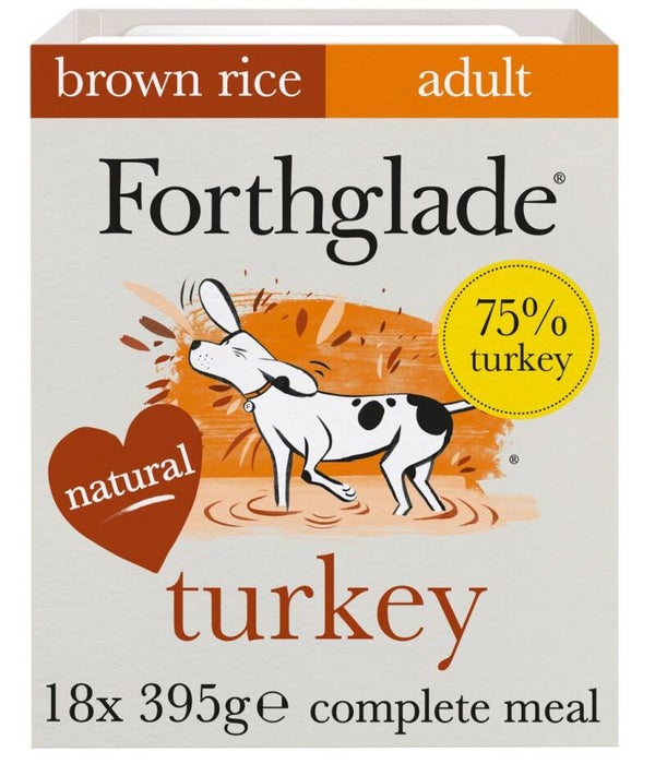 Forthglade Turkey & Veg single tray 395g