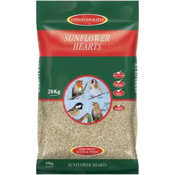 Johnson & Jeff Sunflower Hearts 20kg
