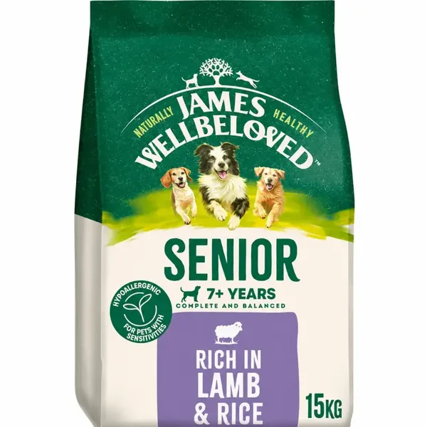 James Wellbeloved Senior Dog Lamb & Rice 15kg
