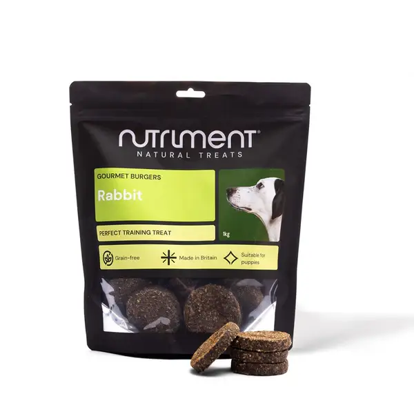 nutriment Gourmet Burgers (rabbit flavour)