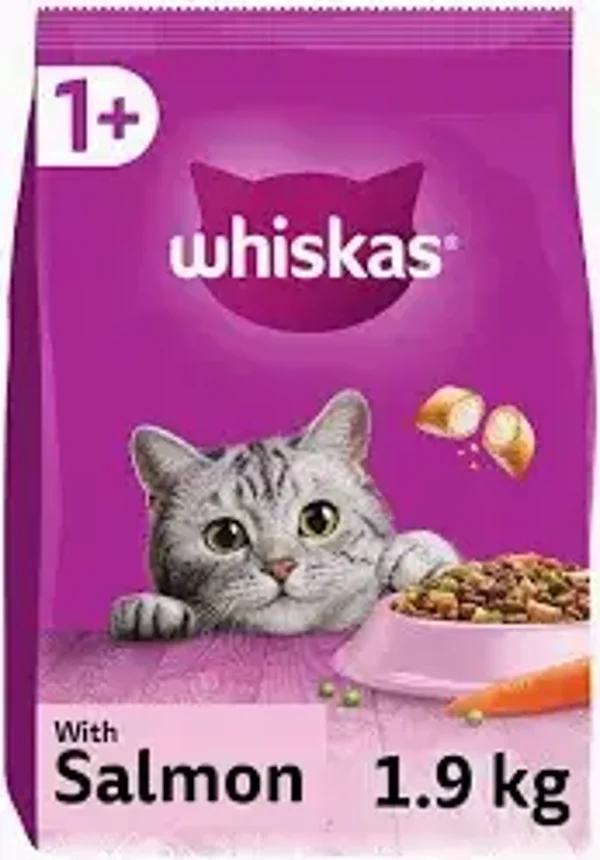 Whiskas 1+ with heavenly Salmon 1.9kg