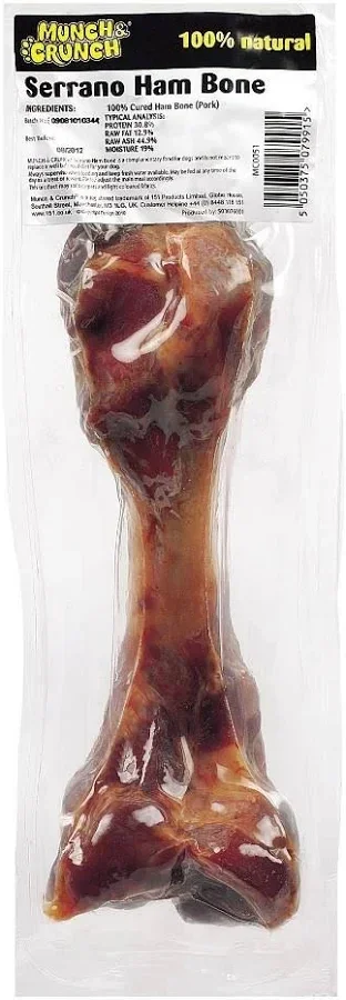 Munchy Crunchy Serrano Ham Bone - Large