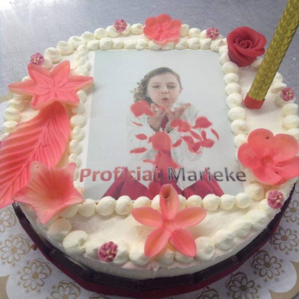 ijstaart met fotoprint