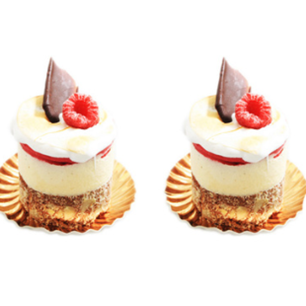 ijstaartje vanille framboos