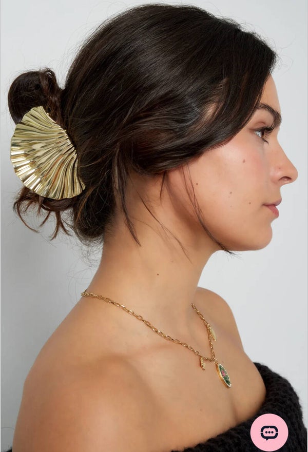 Haarclip Goud