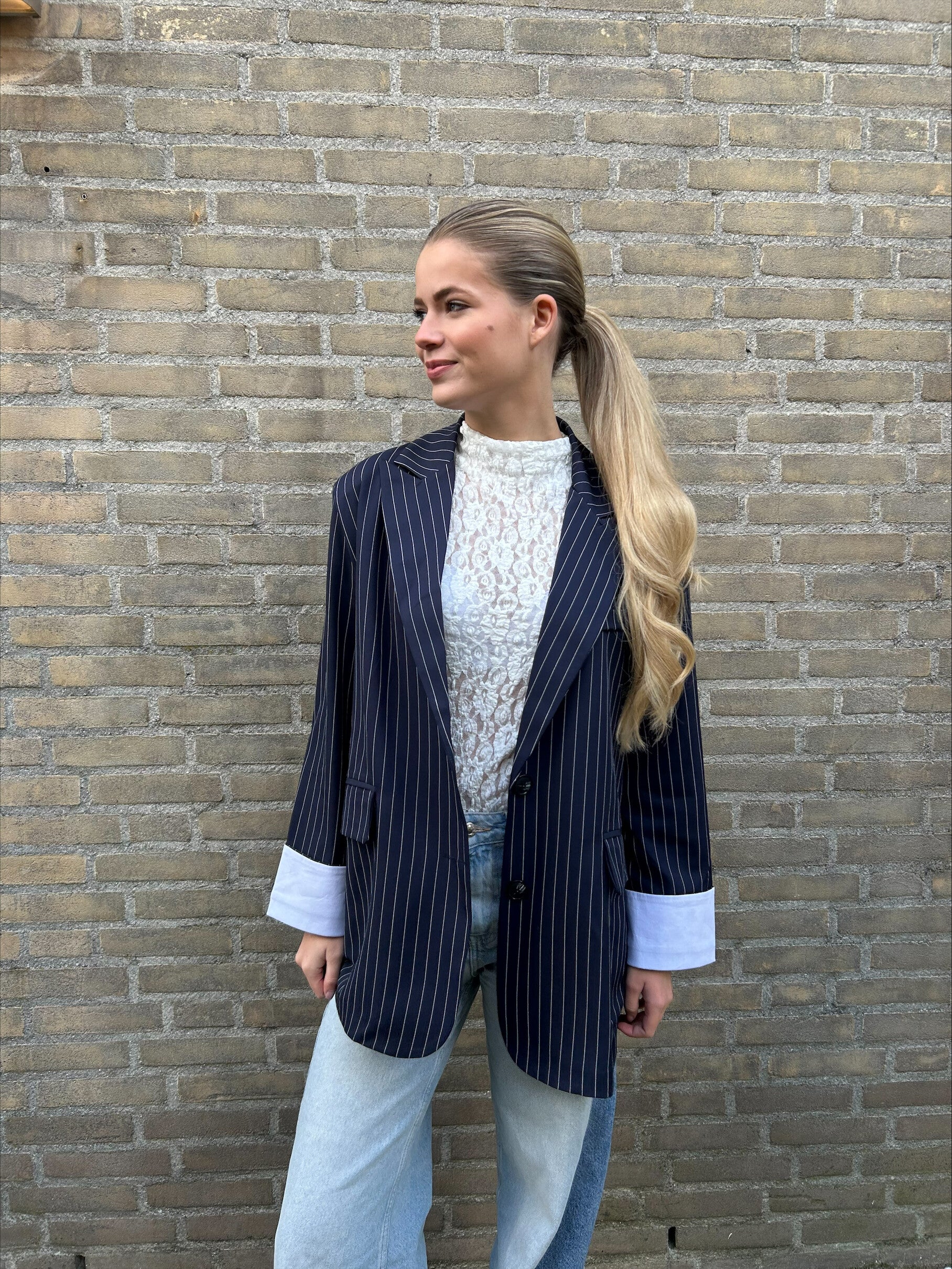 Blue Stripes Blazer