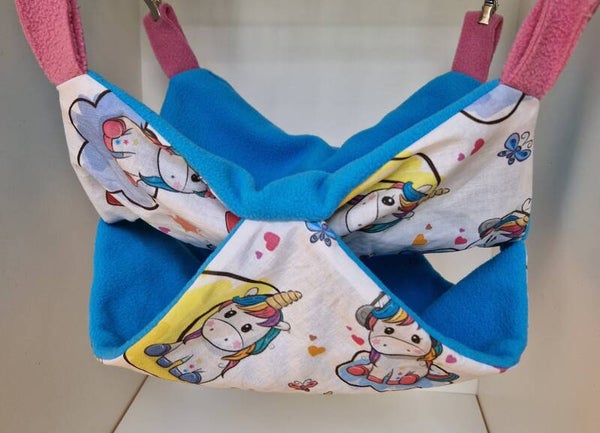 2 Stock Hängematte - Einhorn türkis