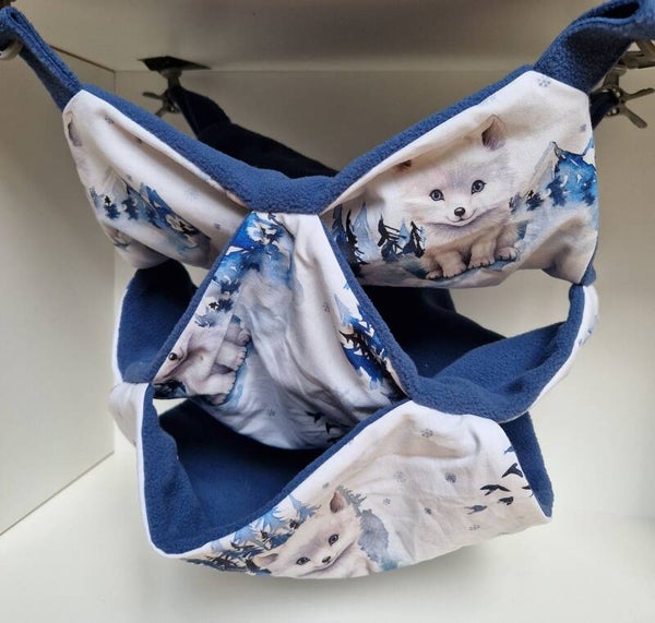 3 Stock Hängematte - Polarfuchs jeansblau