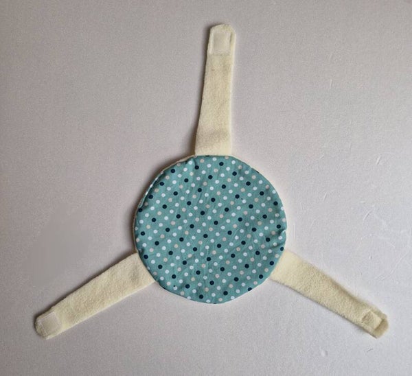 Sputnikkissen - mint mit Punkte