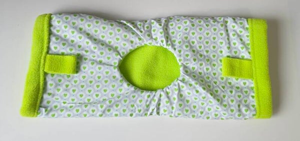 Röhre mit Loch - green heart