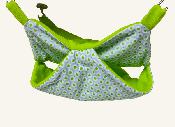 2 Stock Hängematte - green heart