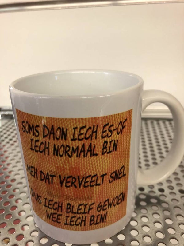 mok : soms daon iech es of iech normaal bin