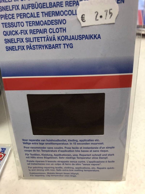 snelfix reparatiedoek donkerblauw