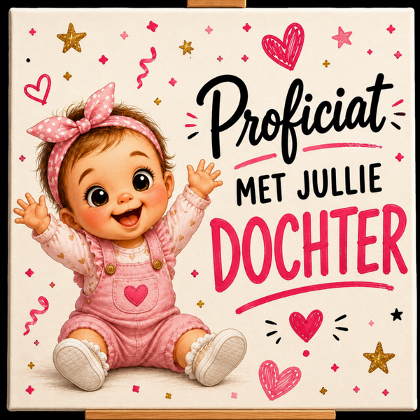 Proficiat met jullie dochtertje