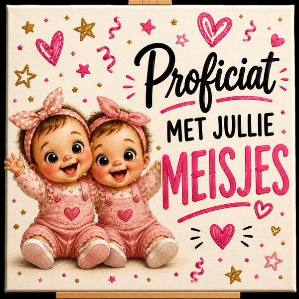 Proficiat met jullie meisjes