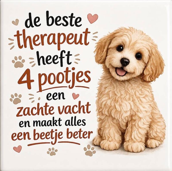 De beste therapeut hondje
