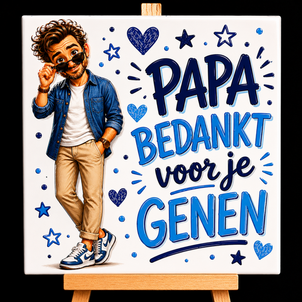 Papa bedankt voor je genen