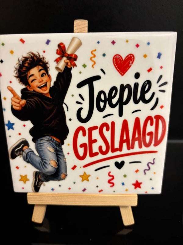 Joepie geslaagd