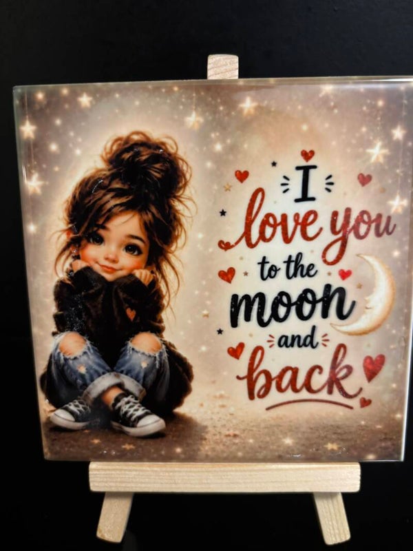 Love you to the moon meisje