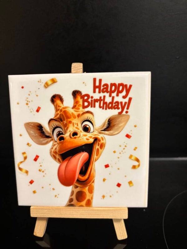 Happy birthday giraf