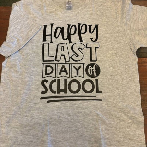T-shirt laatste schooldag