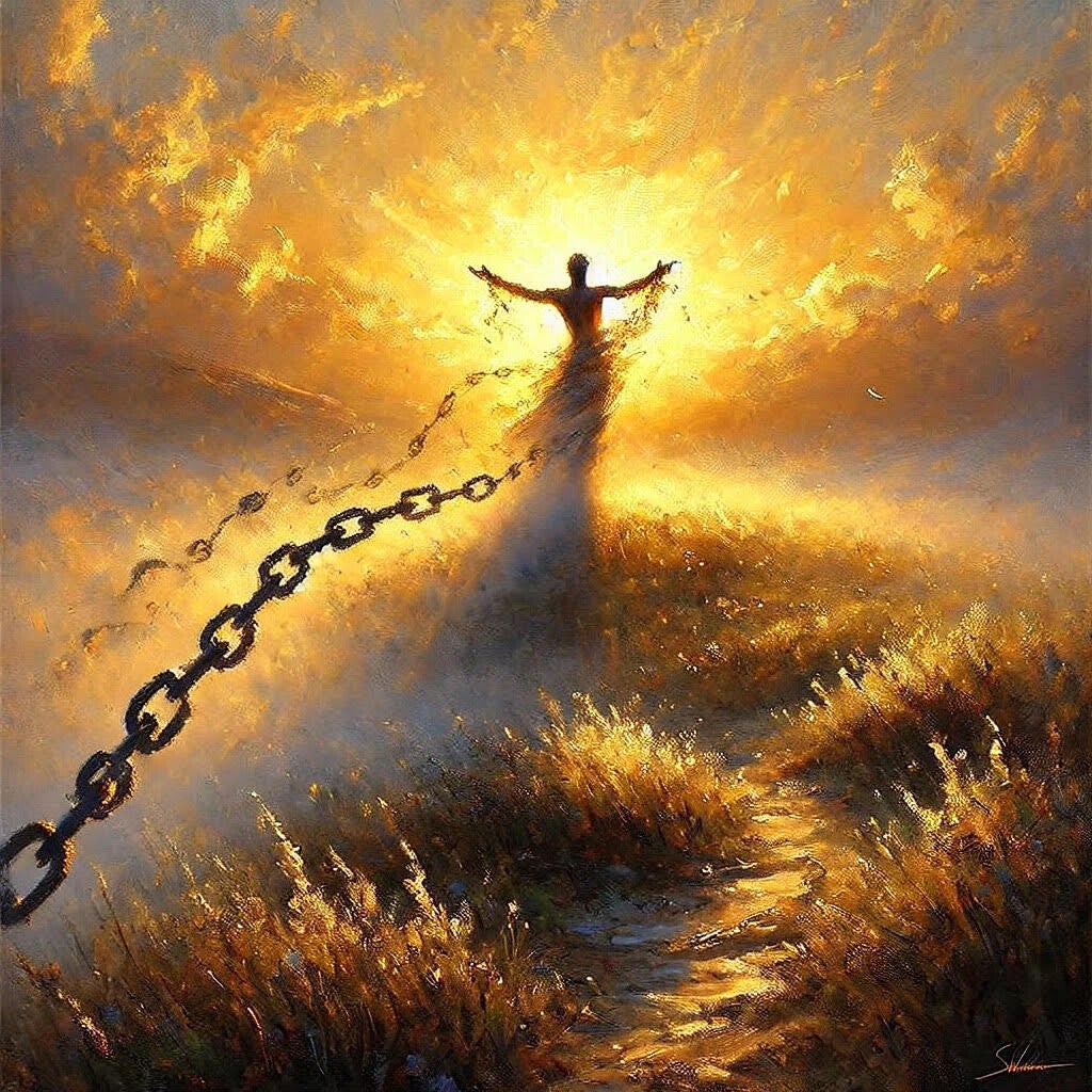 “Freier Flug” – Ein impressionistisches Gemälde der Befreiung