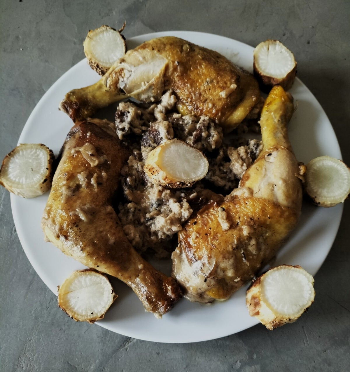 Cuisses de poulet au vin blanc et morilles / Plats / Recettes | TopStéph