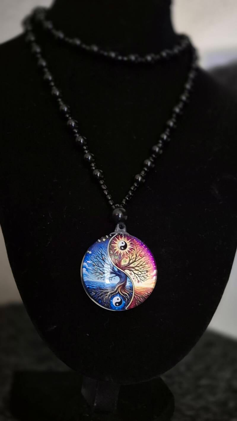 Prachtige magische levensboom ketting