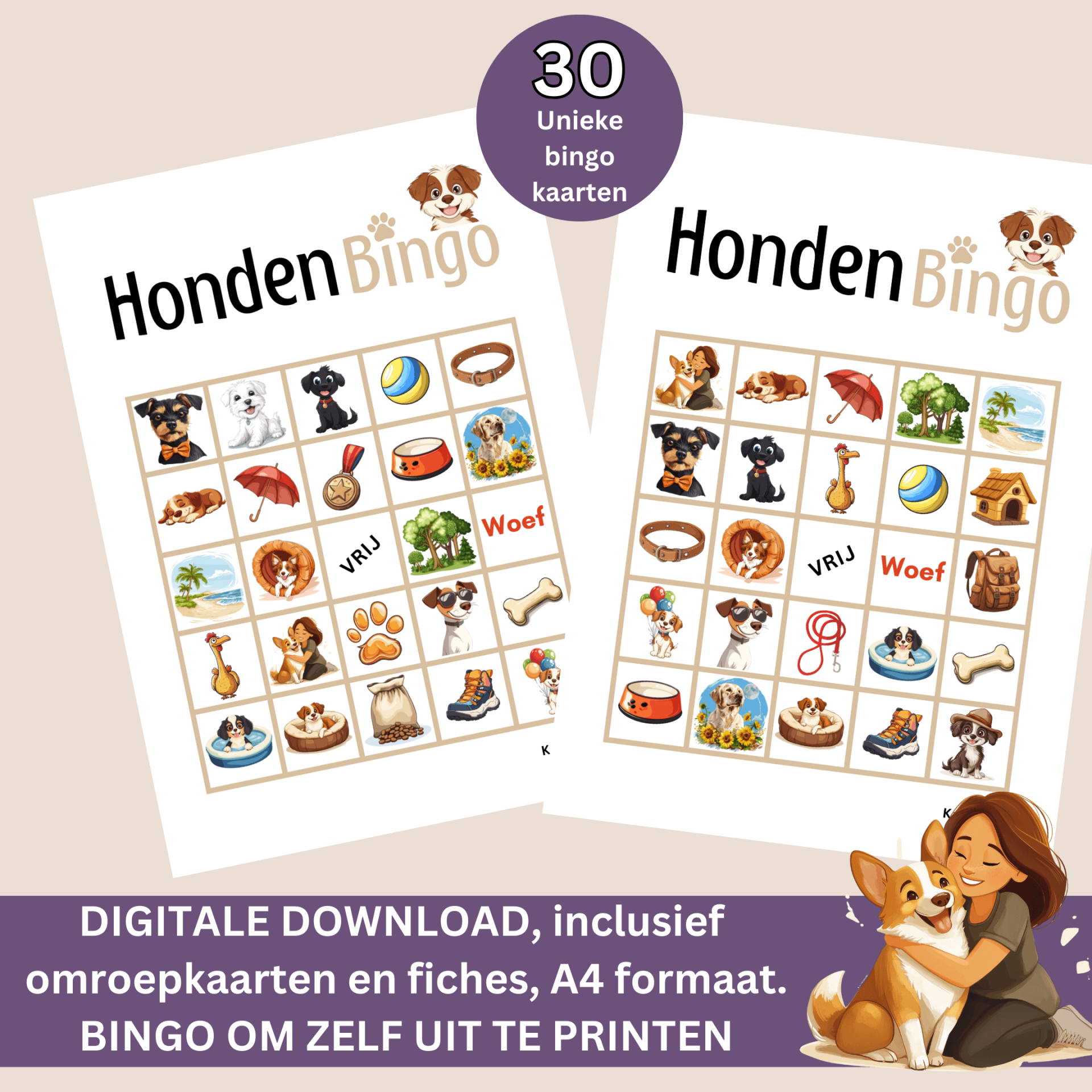 Honden spelletjes online bingo spel kleur beige