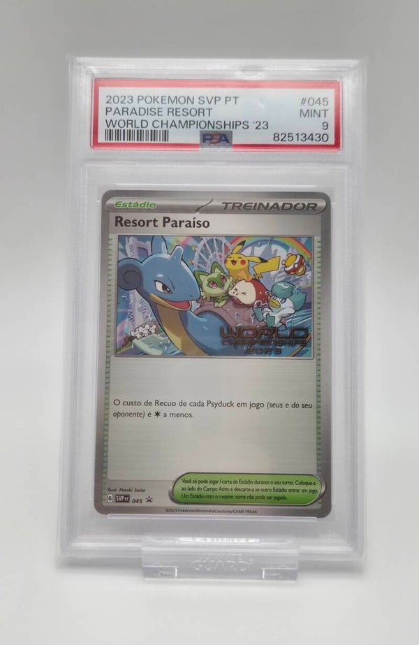Pokémon Paradise Resort 045 Portuguese World Championships 2023 – PSA 9