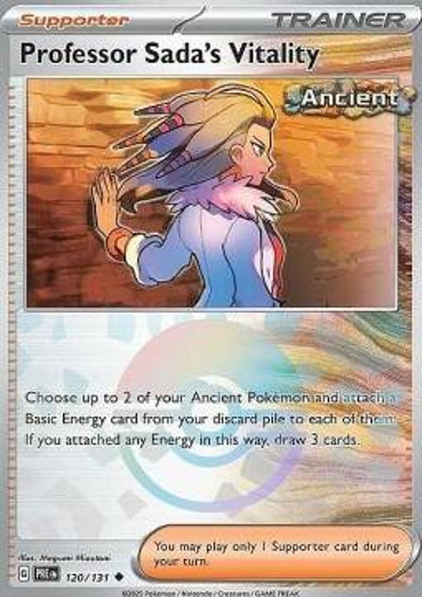 Prismatic Evolutions Professor Sada's Vitality #120 Pokéball