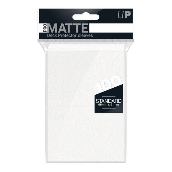 Ultra PRO Sleeves Pro-Matte - Standaard wit (100 sleeves)