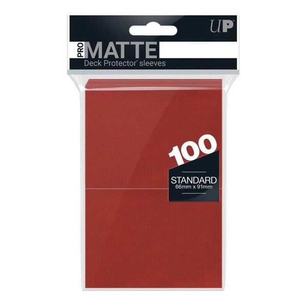 Ultra PRO Sleeves Pro-Matte - Standaard Rood (100 sleeves)