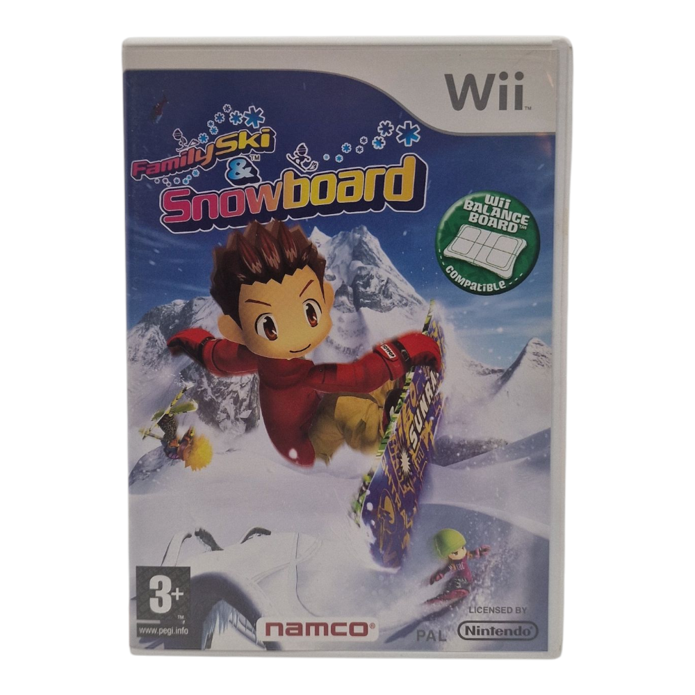 Nintendo Wii - Family Ski & Snowboard