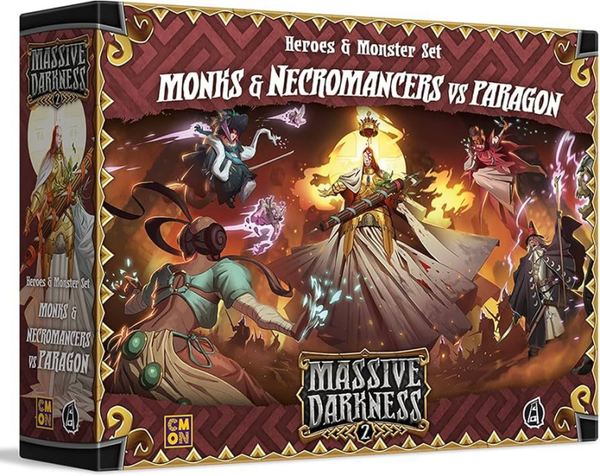 Bordspel - Massive Darkness 2 Monks and Necromancers vs The Paragon