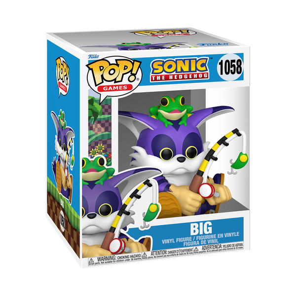 Sonic the Hedgehog Funko POP! Big the Cat  w/Froggy 15 cm