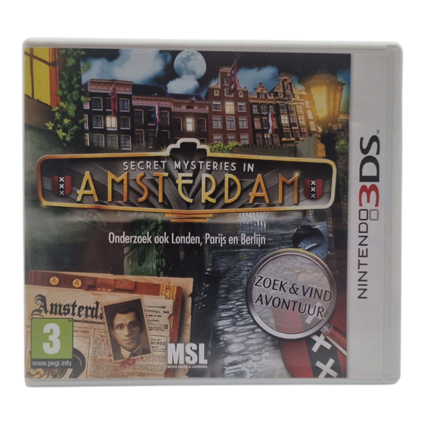 Nintendo 3DS - Secret Mysteries In Amsterdam