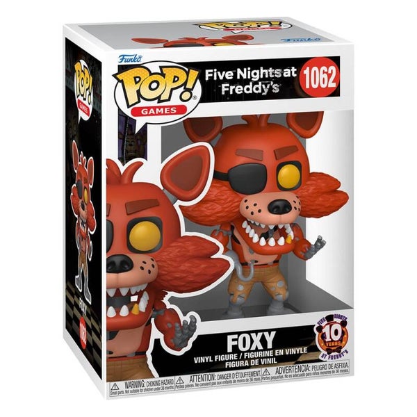 Five Nights at Freddy's Funko POP! 10th Anniversary - Foxy 9 cm
