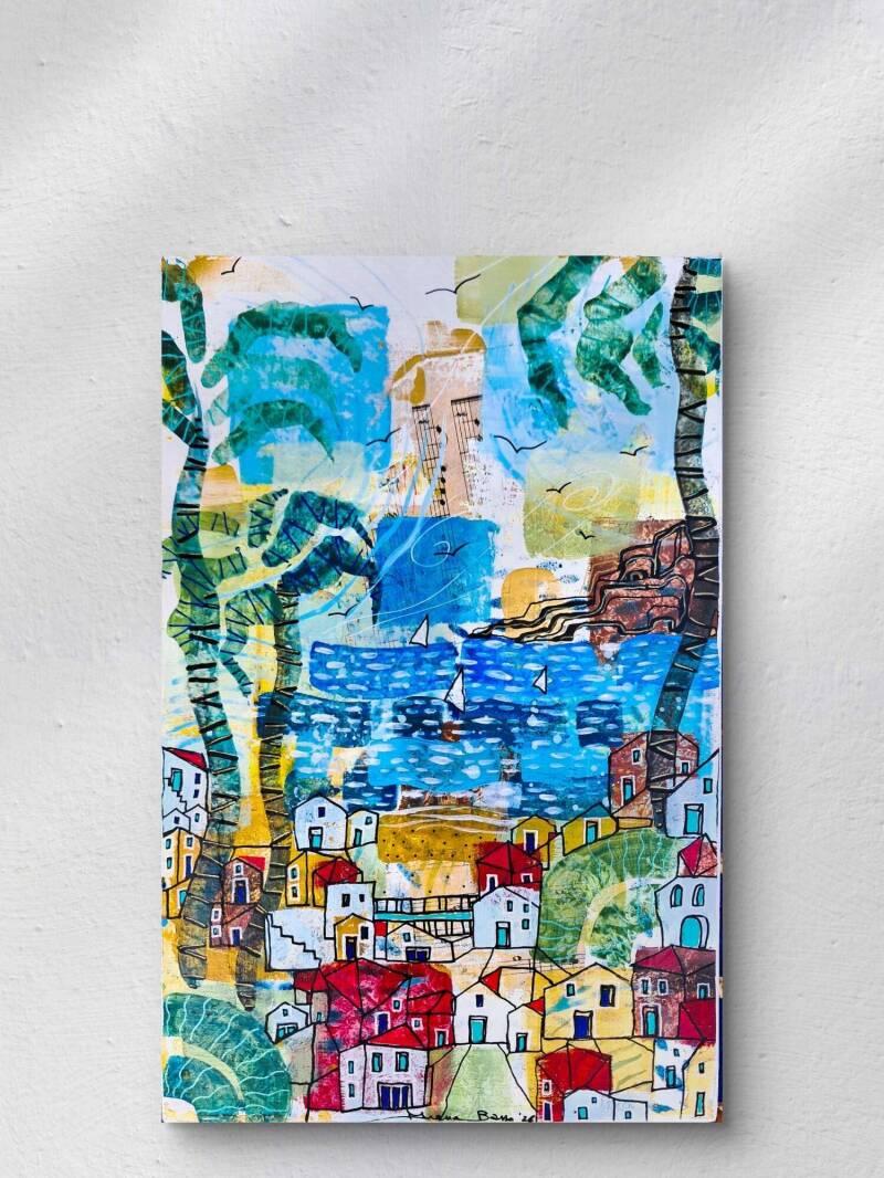 irene girassol basso original painting 