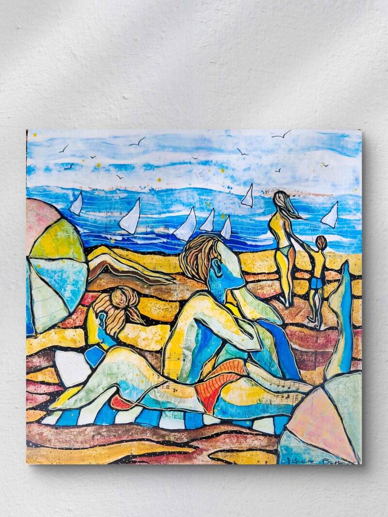 irene girassol basso original painting