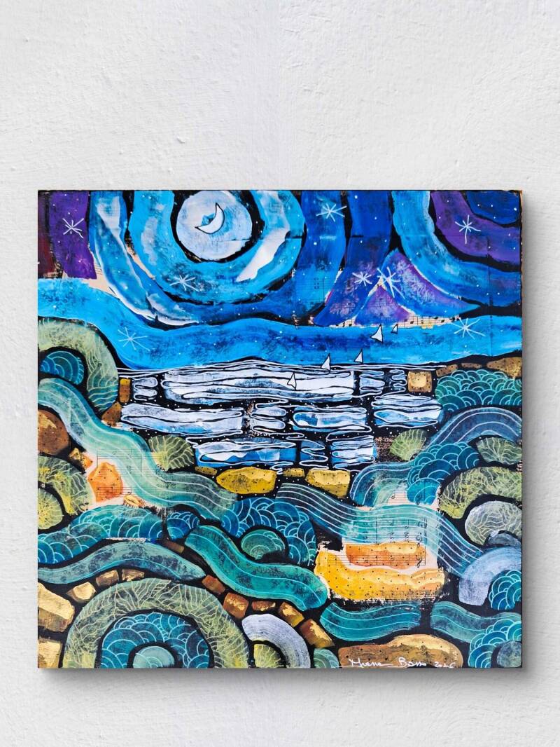 irene girassol basso original painting