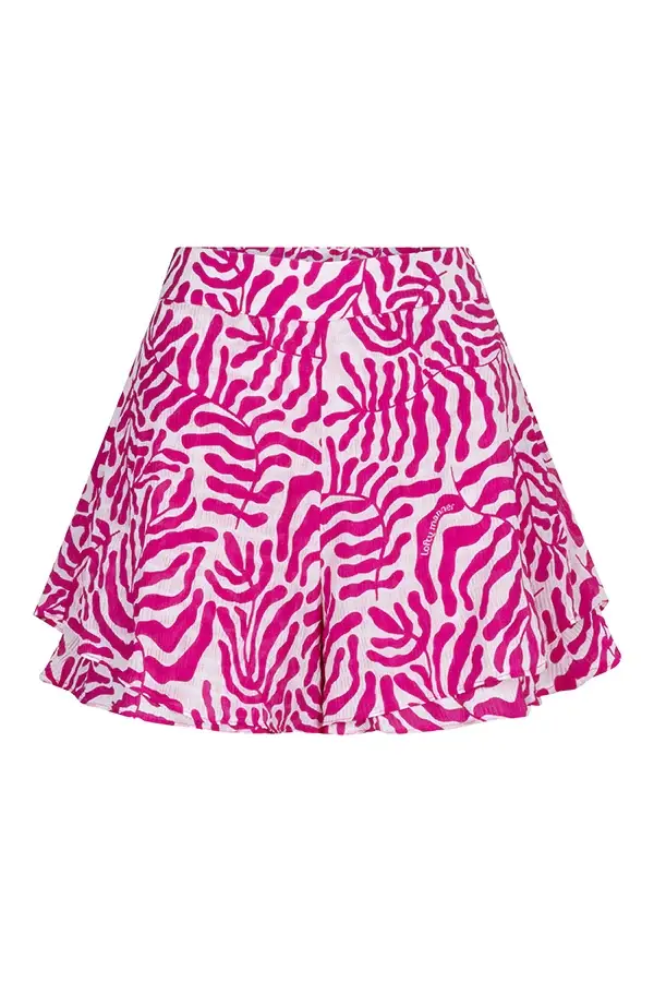Lofty Manner Short Anya | Purple coral print