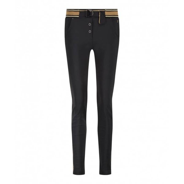 Zip 73 Pants Board Buckle Black/Toffee