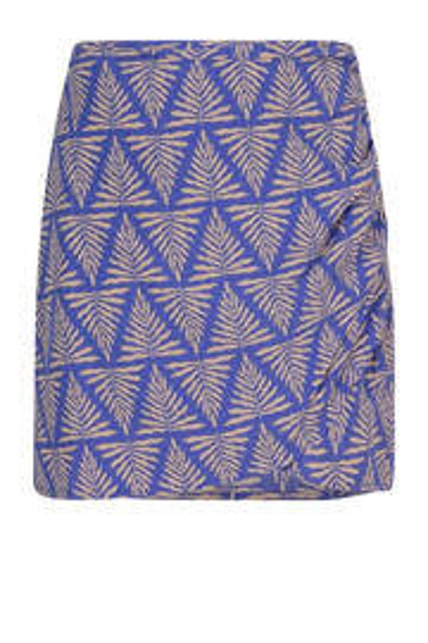Lofty Manner skirt milou zigzag leaves print