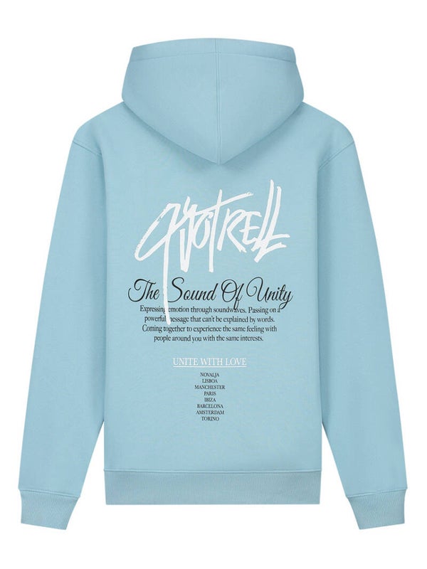 MONTEREY UNITY HOODIE - LIGHT BLUE / WHITE