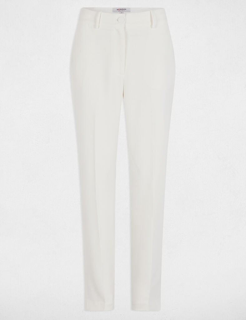 Morgan Loose trousers with darts white women