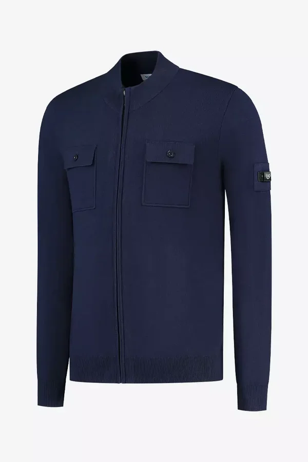 FROMANTEEL KNITTED VEST - NAVY